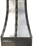 wrought iron range hood side view
