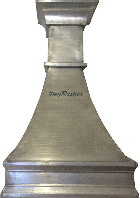 custom handmade zinc kitchen hood