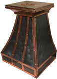 custom handmade zinc range hood