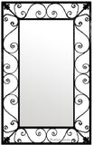 hand made iron mirror