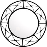 modern wrought iron mirror