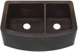 custom mexican copper kitchen apron sink