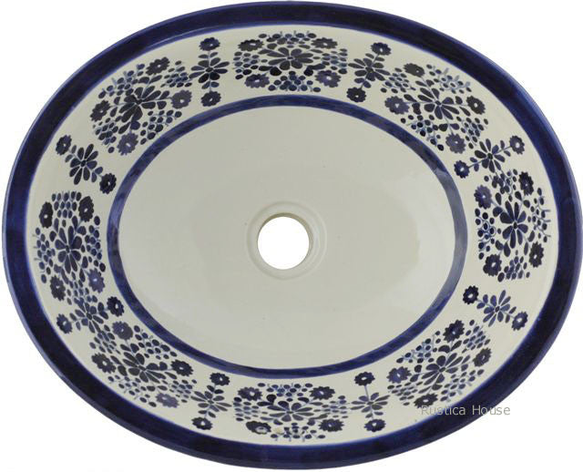 Italian talavera bathroom sink