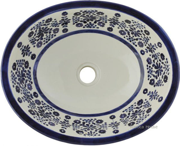 Italian talavera bathroom sink
