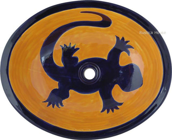 Southeastern talavera bathroom sink