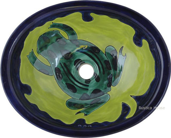 European talavera bathroom sink