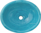 blue talavera bathroom sink