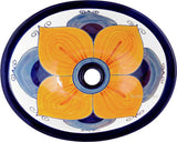 country talavera bathroom sink