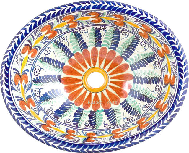 old world talavera bathroom sink