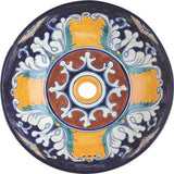 hand fabricated ceramic majolica sink