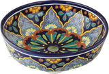 hand crafted majolica vessel sink