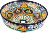 custom majolica vessel sink