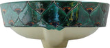 traditional majolica bath sink