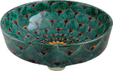 traditional majolica vessel sink