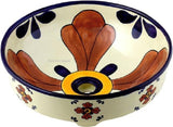 old European majolica vessel sink