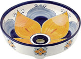 Spanish majolica vessel sink