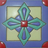 handmade colonial relief tile