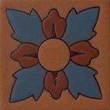 relief tile rustic blue