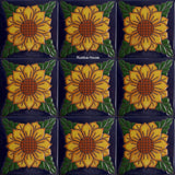 high relief tiles original yellow