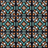 high relief tiles Mexican pastel green