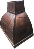 custom copper range hood