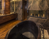 seat custom copper bathtub