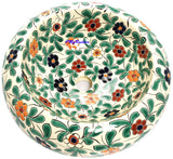 made round vessel sink from Mexico