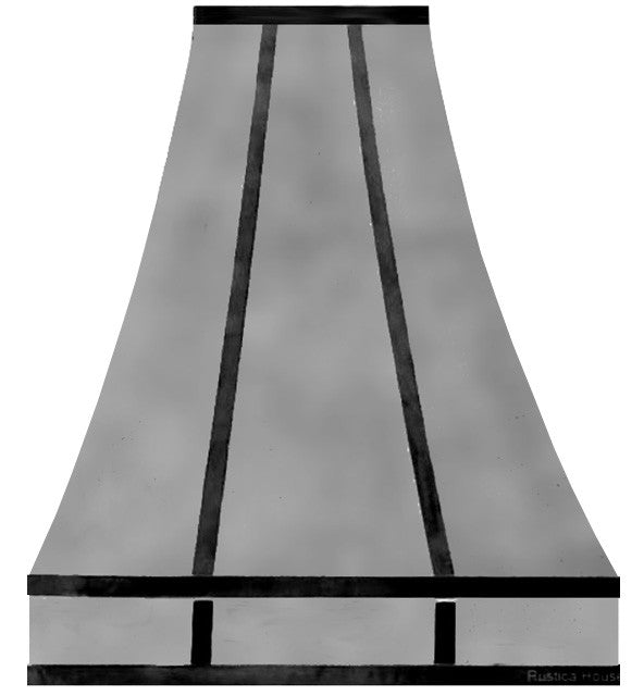 zinc cooktop hood for kitchen range