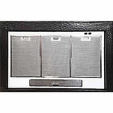 custom zinc kitchen range hood insert