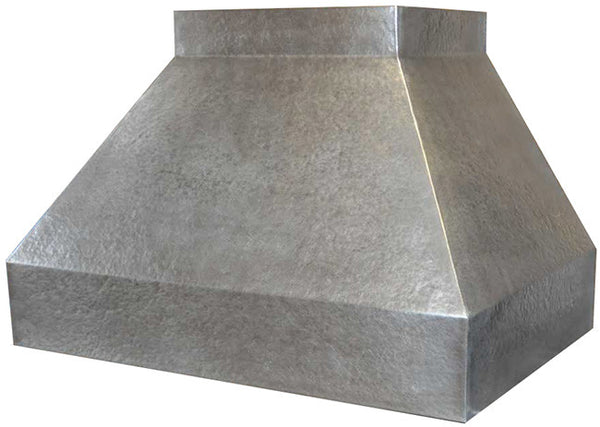 custom hammered zinc cooker hood