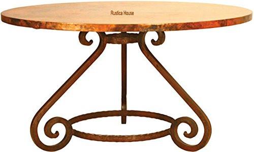 Hand-hammered Country Copper Dining Table – Custom Made Products