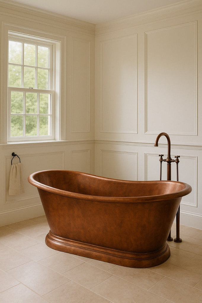 Copper Bathtubs: Benefits, History, and Interior Design Value