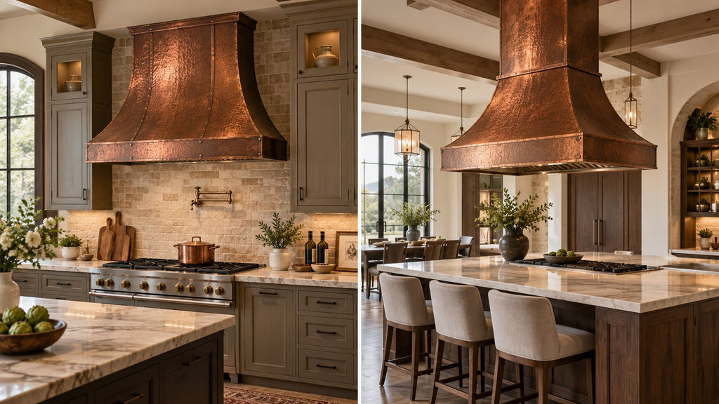 Wall-Mount vs. Island Copper Range Hoods: What to Consider Before Ordering