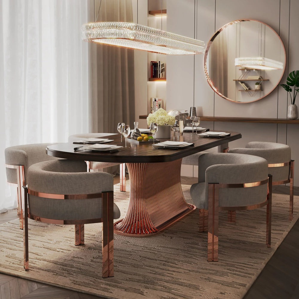 Timeless Copper Dining Table