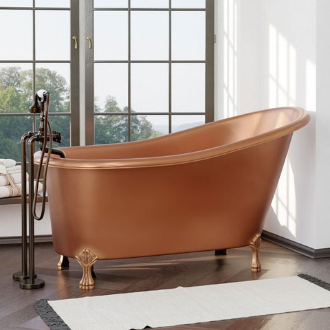 Smooth Copper Bathtubs