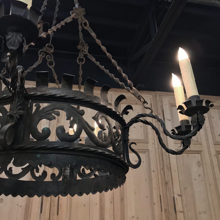 Custom Wrought Iron Light Fixtures