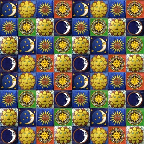 14 Boxes of Mexican Celestial Tile Mix