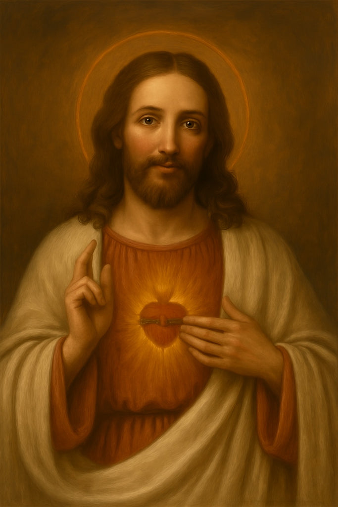 Tile Mural "Sacred Heart of Jesus"