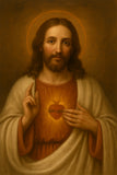 Tile Mural "Sacred Heart of Jesus"