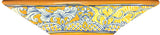 Yellow Talavera Rectangular Vessel Sink Bathroom Set
