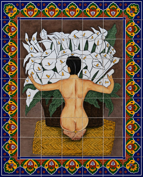 custom Italian kitchen mural