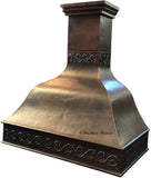Large Kitchen Copper Range Hood Girasol Design
