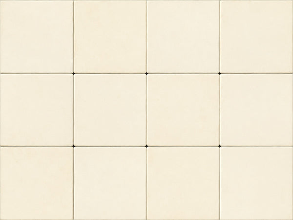 Cream White Mexican Tiles for Fruit Bowl Mural Set of 40