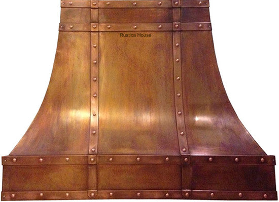 custom copper kitchen hood