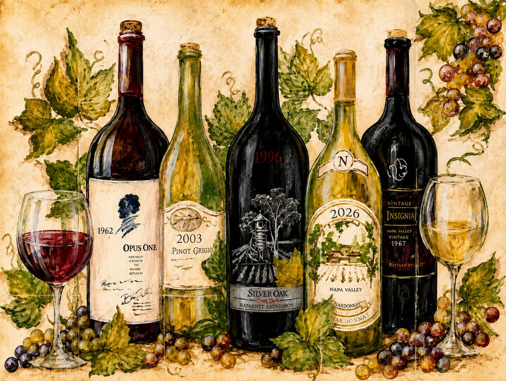 Custom Wine Bottle Tile Mural – 28 x 36 Inches
