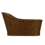 Single Slipper Soaking Copper Bathtub – "Wadsworth"
