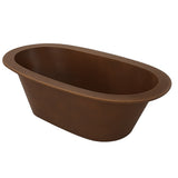 Copper Bathtub – "Custom Oval"