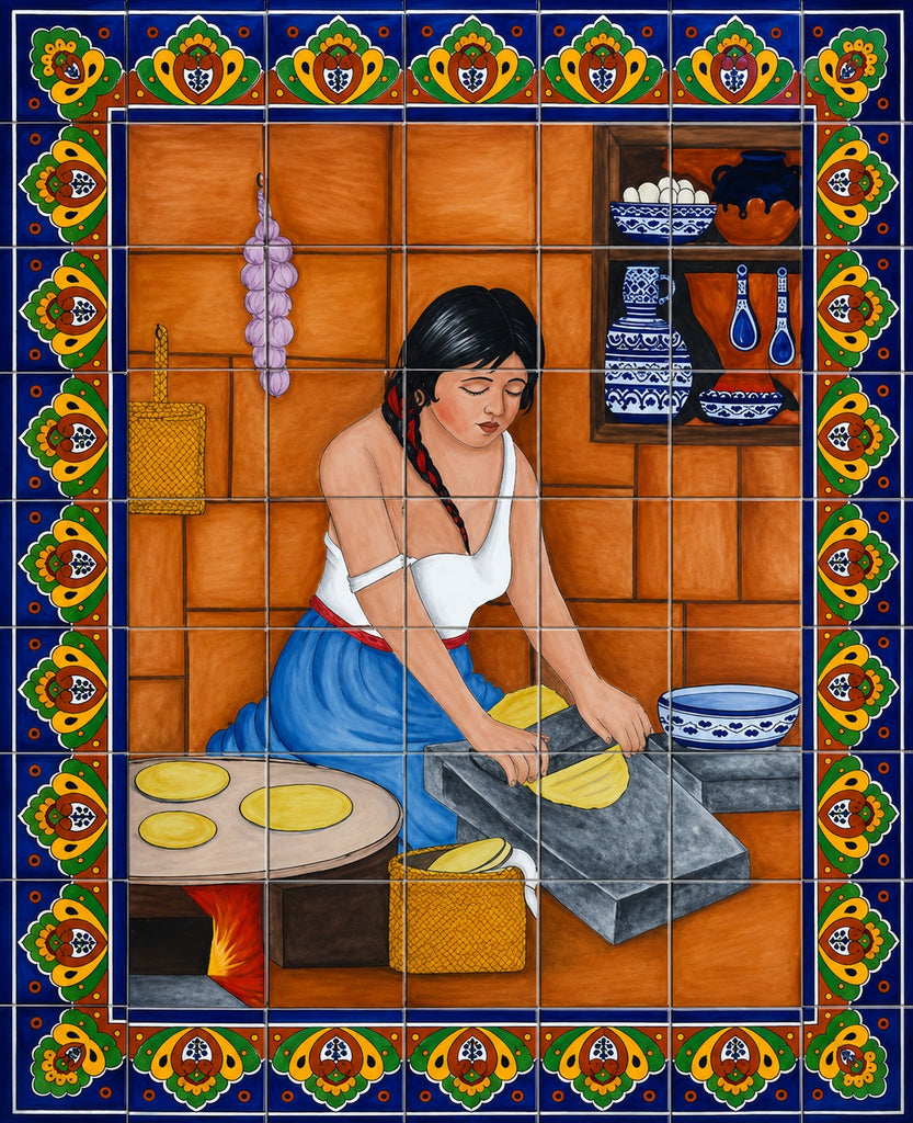 Italian made to order kitchen mural