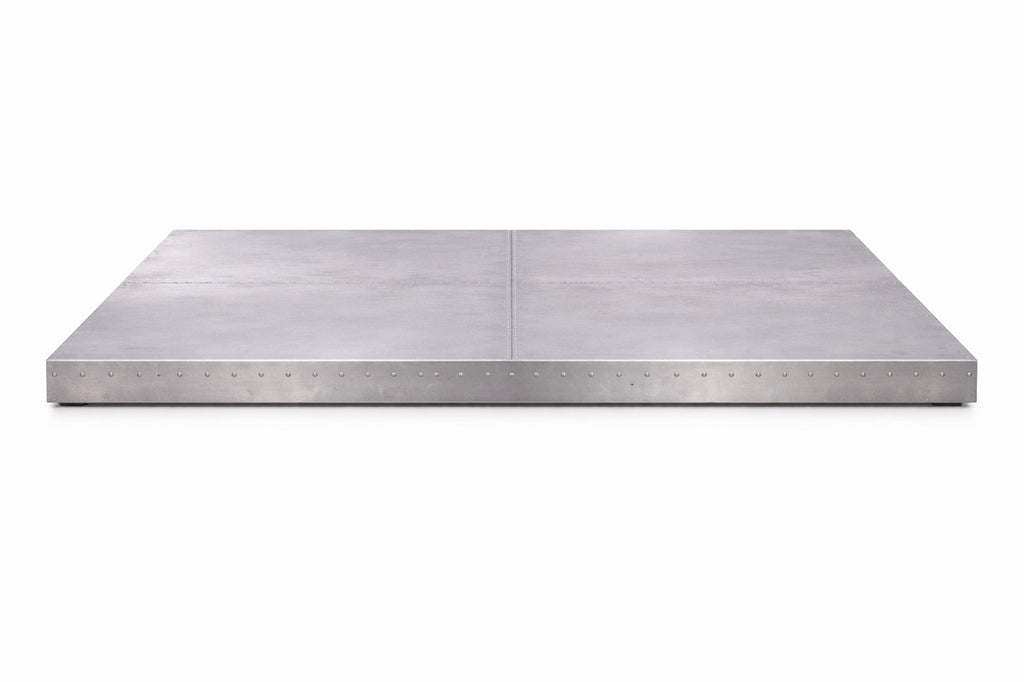 Custom Rectangular Riveted Zinc Tabletop