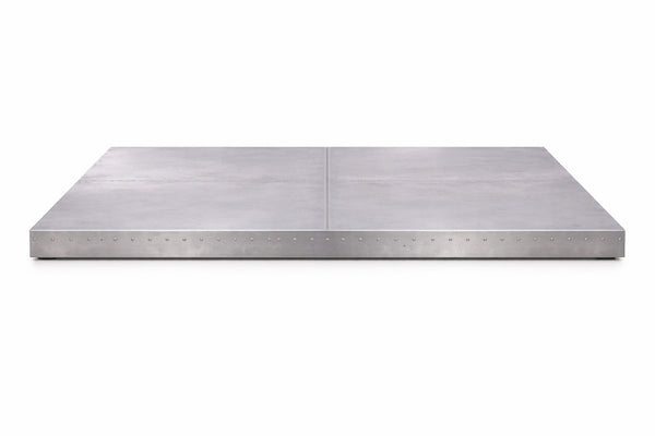 Custom Rectangular Riveted Zinc Tabletop